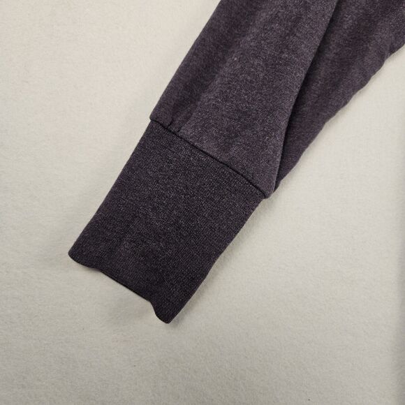 ATHLETA Balance Cinch Turtleneck Sweatshirt Crocus Violet Tunic Athleisure L - Picture 8 of 13